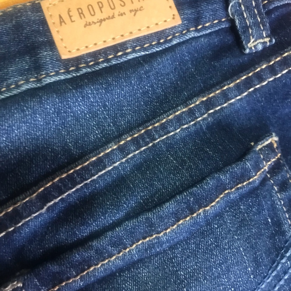 {aeropostale} Dark Denim Midi Shorts - Picture 5 of 5